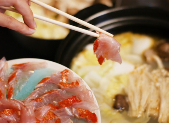 旬の時期の金目鯛しゃぶしゃぶは格別の美味しさ!