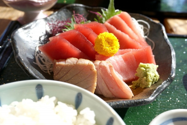 三崎マグロの刺身