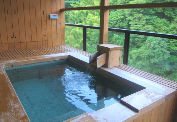 客室露天風呂付きで移動不要な温泉のイメージ