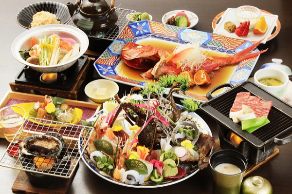 秀花園 湯の花膳の料理