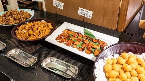 ホテルおかだのバイキング料理